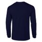 Gildan Adult T-Shirt Ultra-cotton Long Sleeve navy