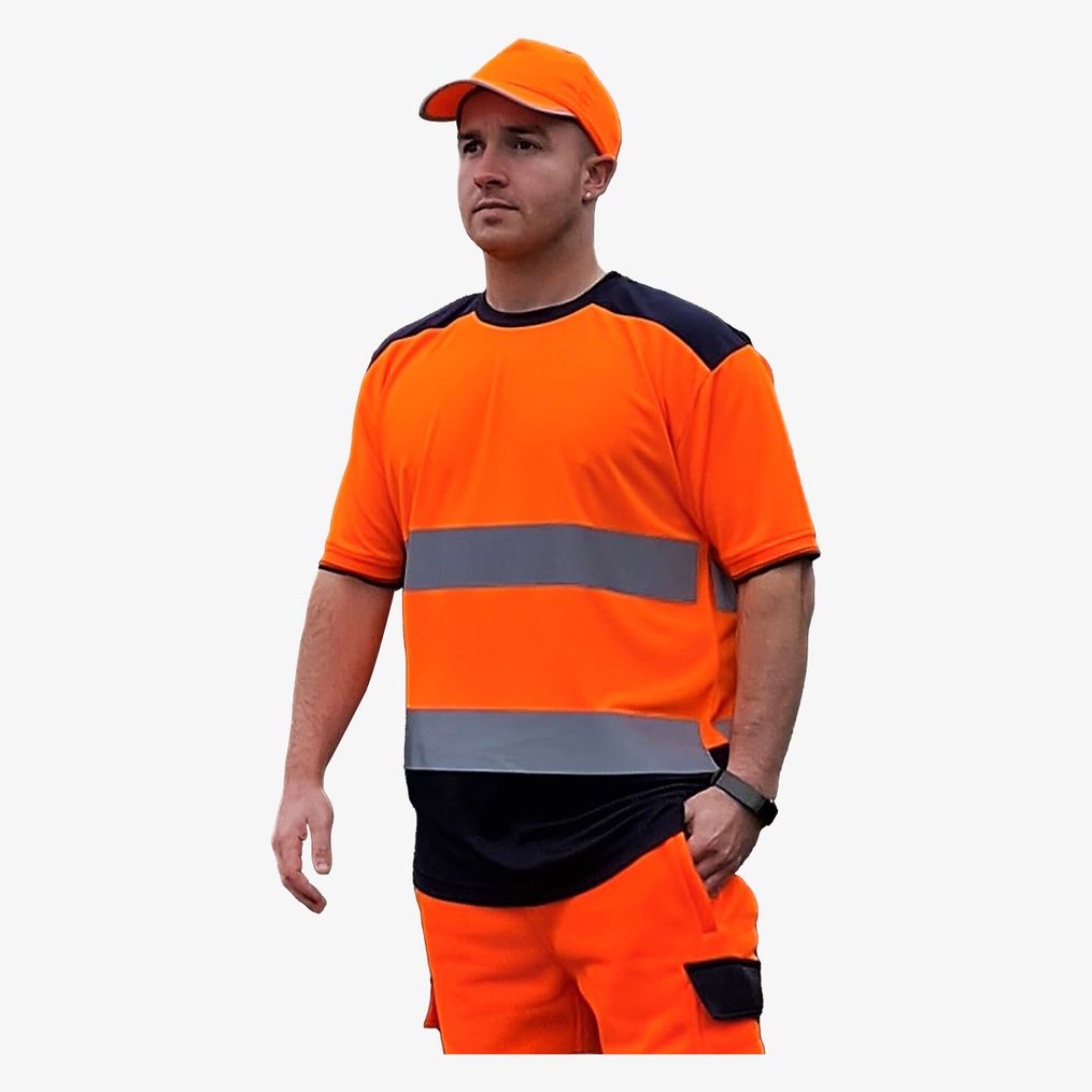 T-Shirt bicolore hi-vis yoko