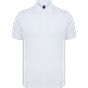 Henbury Recycled polyester polo shirt white