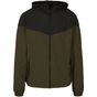 Build Your Brand 2-Tone Tech Windrunner black/dark_olive