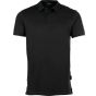 HRM Men's Luxury Stretch Polo Black