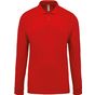 Kariban Polo piqué manches longues homme  red
