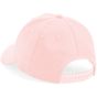 Beechfield Casquette à 5 panneaux pour enfant en coton biologique powder_pink