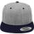 flexfit Classic Snapback 2-Tone Cap heather/navy