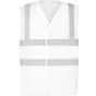Yoko Gilet haute visibilité à maille ajourée recyclée white