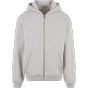 New Morning Studios Oversized zip hoody light_asphalt