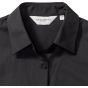 Russell Chemise en Popeline Polyester/Coton classique courtes allongées Femme black