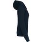 Kariban sweat-shirt zippé capuche contrastée femme navy/fine_grey