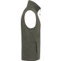 Kariban Luca - Gilet micropolaire homme green_marble_heather