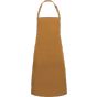 karlowsky Bib apron basic with buckle and pocket mustard