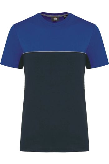 Image produit T-shirt bicolore écoresponsable manches courtes unisexe