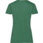 fruit of the loom Ladies Valueweight T heather green