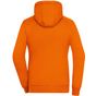 James&Nicholson Ladies' Lifestyle Zip-Hoody dark_orange/navy