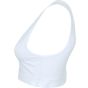 SF Clothing Women´s fashion crop top white/white