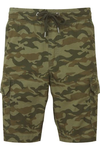 Short cargo homme camouflage - Green