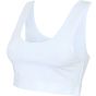 SF Clothing Women´s fashion crop top white/white