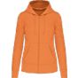 Kariban Sweat-shirt écoresponsable zippé à capuche femme light_orange