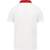 Kariban Polo jersey bicolore homme white/red