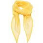 Premier Foulard en mousseline colours collection pour femme sunflower