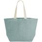 Westford Mill Sac de plage en jute soft washed duck_egg_blue