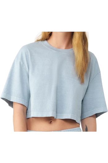 Image produit Women's garment dye cropped tee