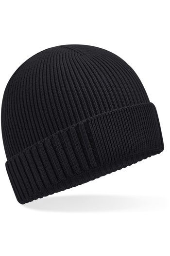 Image produit Bonnet en coton biologique avec écusson