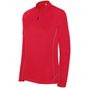 ProAct Sweat running 1/4 zip femme sporty_red
