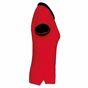 Kariban Polo piqué bicolore femme red/black