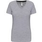 Kariban T-shirt col V manches courtes femme oxford_grey