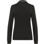 Kariban Polo maille piquée manches longues femme black/light_grey/white