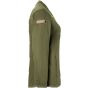 karlowsky Women's Long-Sleeve Chef Jacket Green Generation Sustainable GRS Moss green