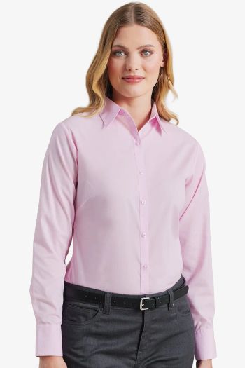 Image produit Chemisier popeline à manches longues pour femme