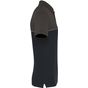 WK Designed To Work Polo bicolore écoresponsable manches courtes unisexe black/dark_grey