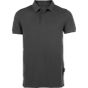 HRM Mens's Heavy Polo Dark grey