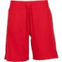 Build Your Brand Basic Ladies Basic Sweatshorts city_red