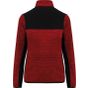 WK Designed To Work Veste recyclée en polytricot femme red_melange/black