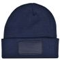 L-merch Knitted Hat With Patch navy