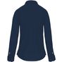Kariban Chemise col mao manches longues femme navy