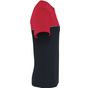 WK Designed To Work T-shirt bicolore écoresponsable manches courtes unisexe black/red