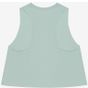 Bella Women's racerback cropped tank heather_dusty_blue