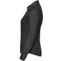 Russell Chemise en Popeline Polyester Coton cintrée manches longues femme black