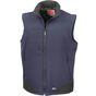 result GILET SOFT SHELL marine/noir