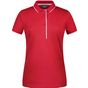 James&Nicholson Ladies´ Polo Stripe red/white