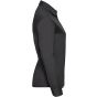 Russell Chemise en Popeline Polyester/Coton classique manches longues femme black
