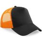 Beechfield Casquette Snapback trucker black/orange