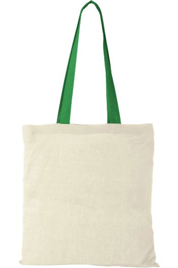 Image produit Sac coton Nevada avec poignées de couleur 7L