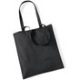 NewGen Sac coton anses longues Oeko-Tex black