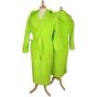 A&R Peignoir à capuche Robezz® Lime green