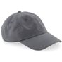 Beechfield Casquette classique à 6 pans en coton biologique gris graphite