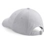 Beechfield Casquette en coton sergé épais profil bas light_grey